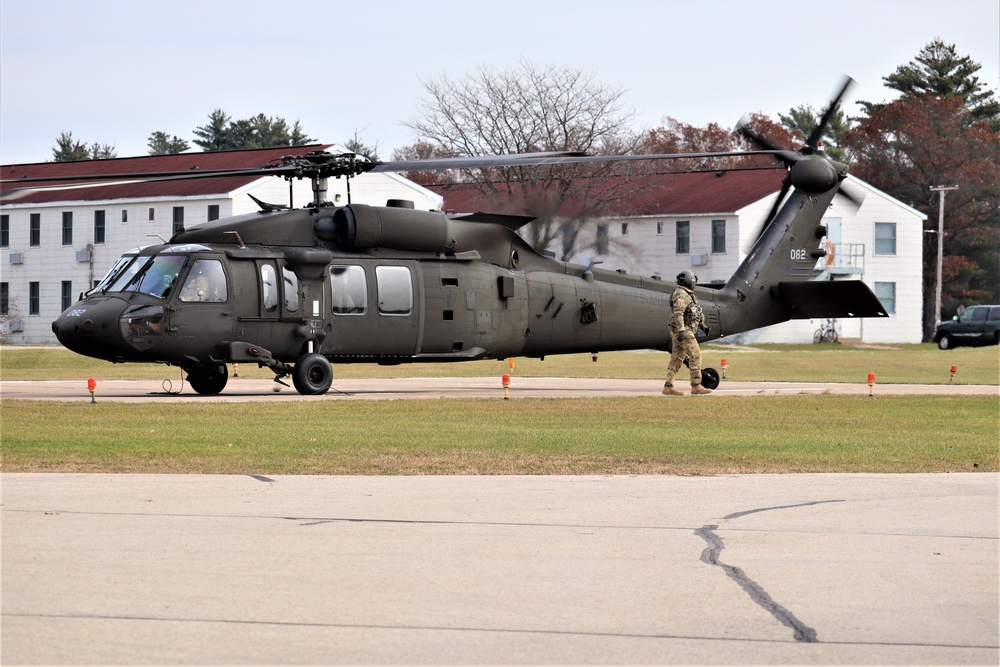 Wisconsin National Guard UH-60 Blackhawk operations at Fort McCoy