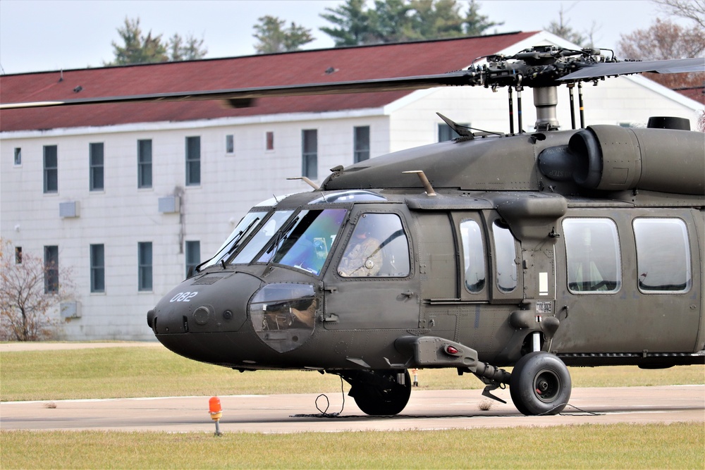 Wisconsin National Guard UH-60 Blackhawk operations at Fort McCoy