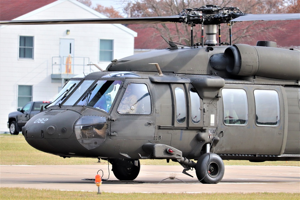 Wisconsin National Guard UH-60 Blackhawk operations at Fort McCoy