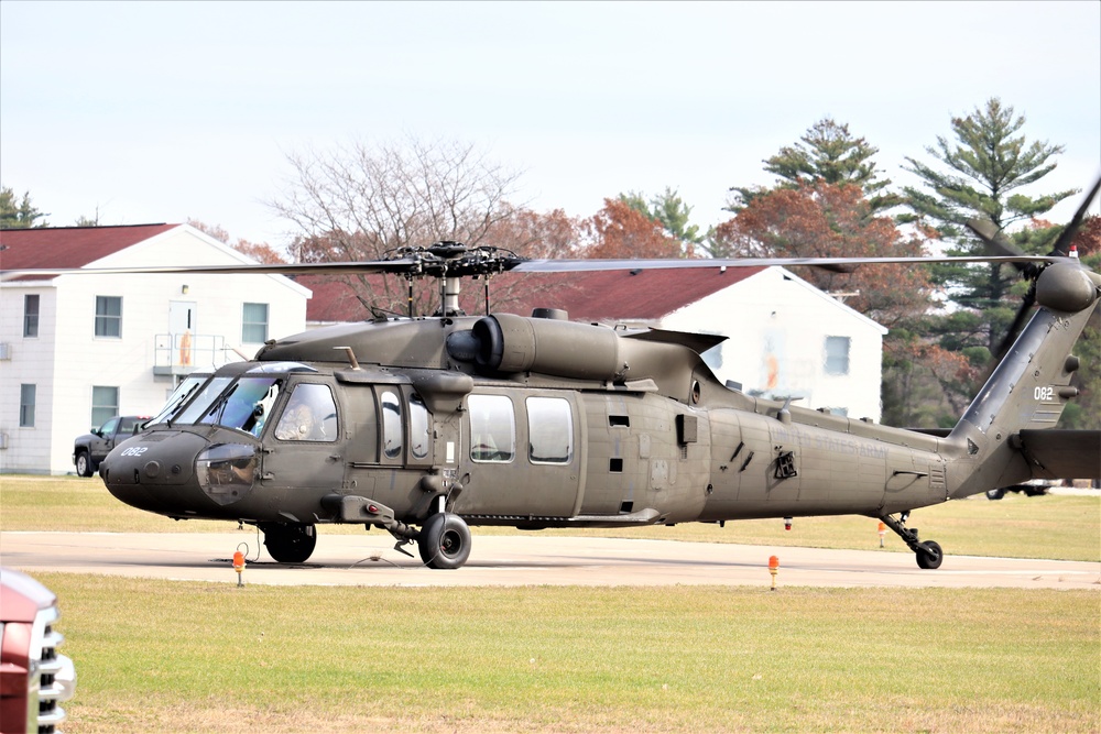 Wisconsin National Guard UH-60 Blackhawk operations at Fort McCoy