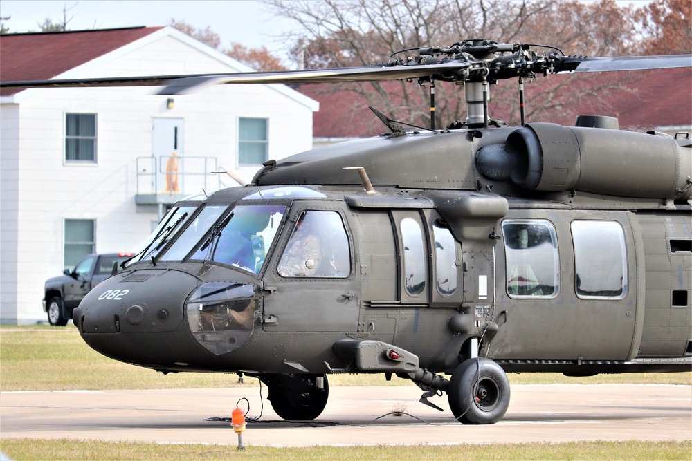 Wisconsin National Guard UH-60 Blackhawk operations at Fort McCoy