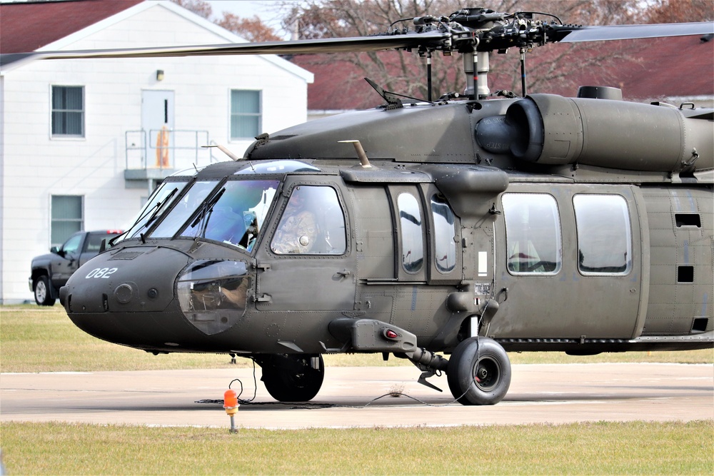 Wisconsin National Guard UH-60 Blackhawk operations at Fort McCoy