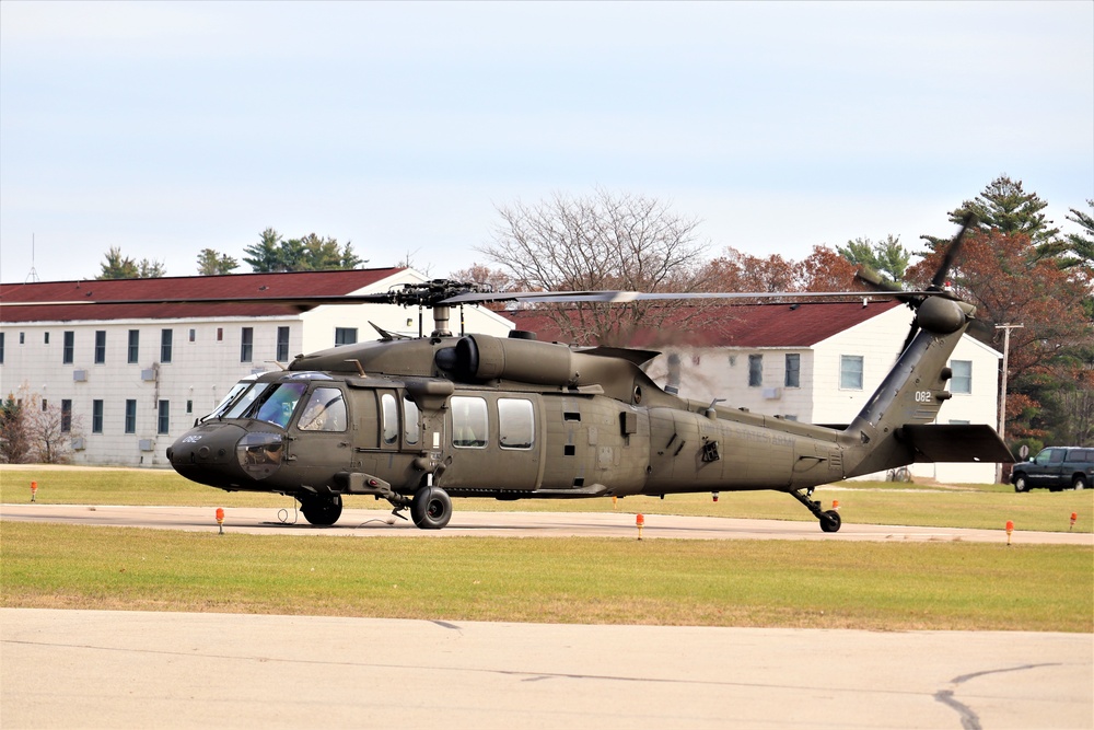 Wisconsin National Guard UH-60 Blackhawk operations at Fort McCoy