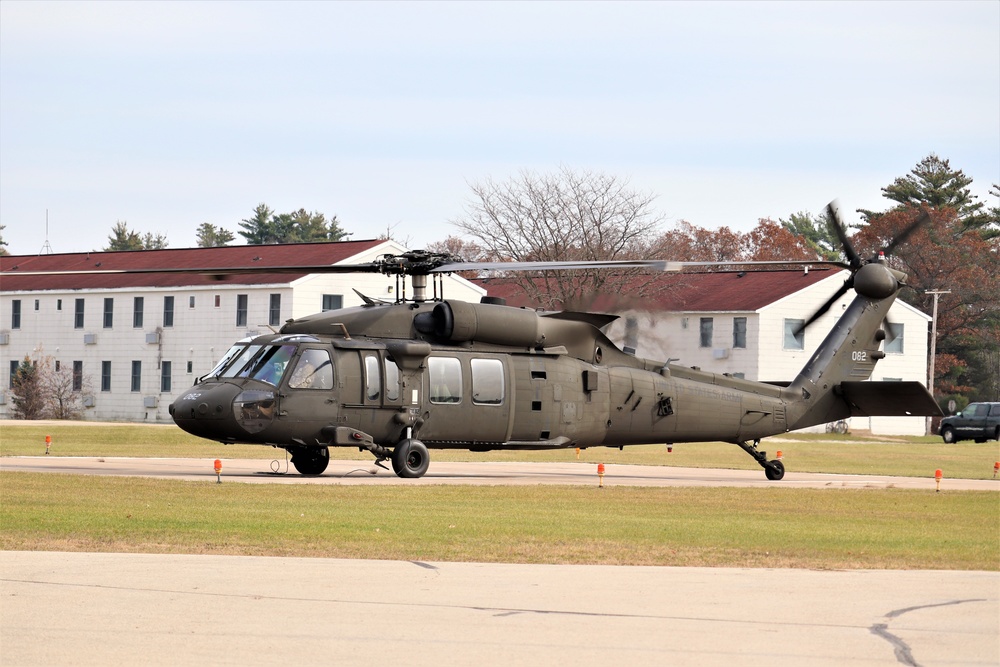 Wisconsin National Guard UH-60 Blackhawk operations at Fort McCoy