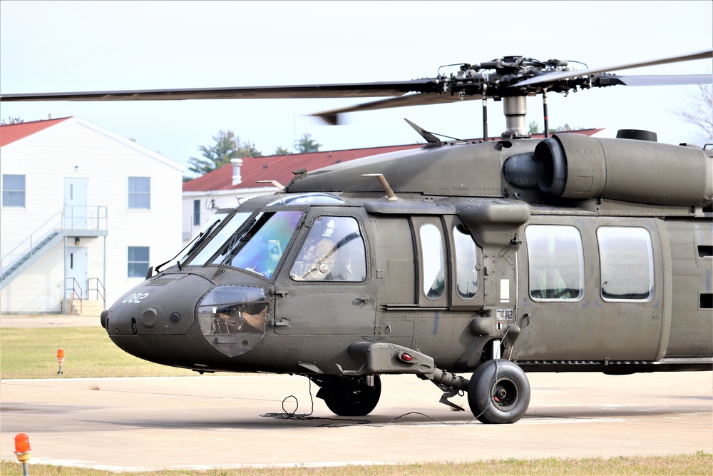 Wisconsin National Guard UH-60 Blackhawk operations at Fort McCoy