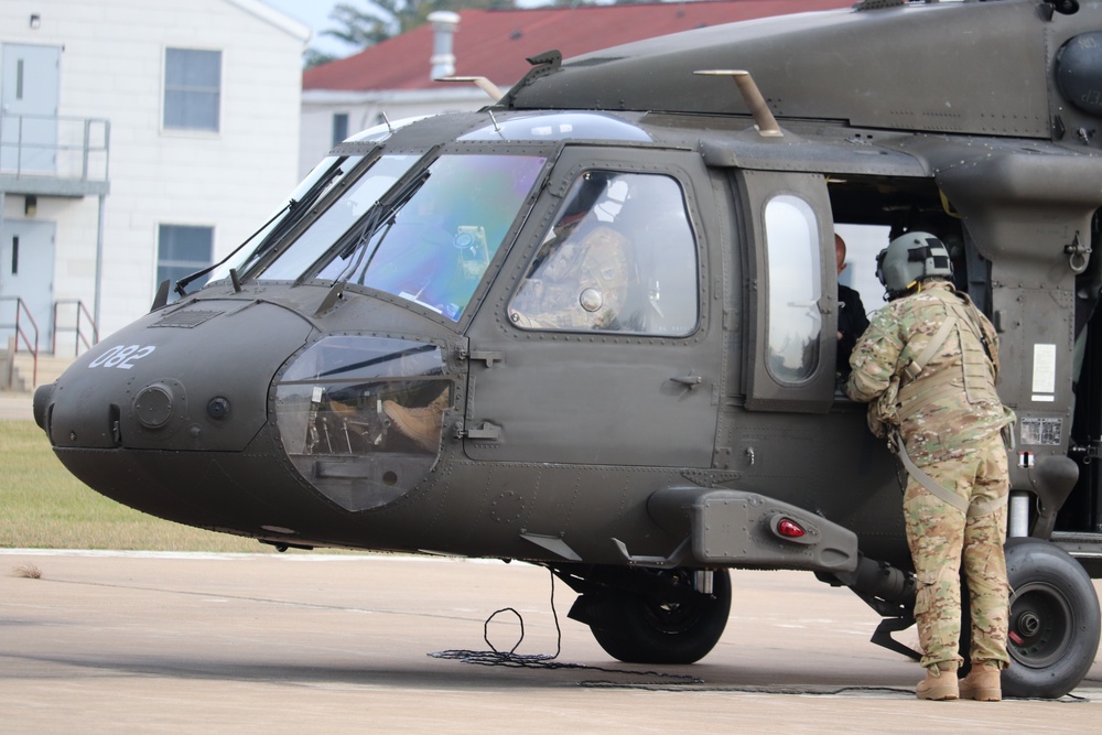 Wisconsin National Guard UH-60 Blackhawk operations at Fort McCoy