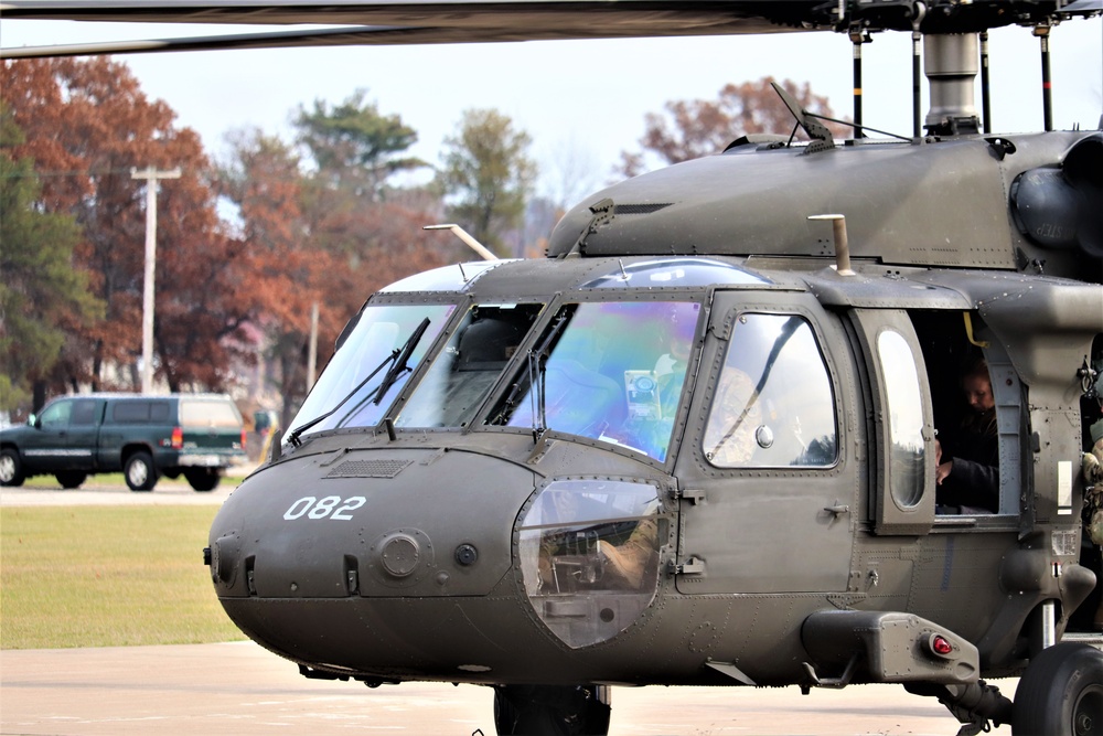 Wisconsin National Guard UH-60 Blackhawk operations at Fort McCoy