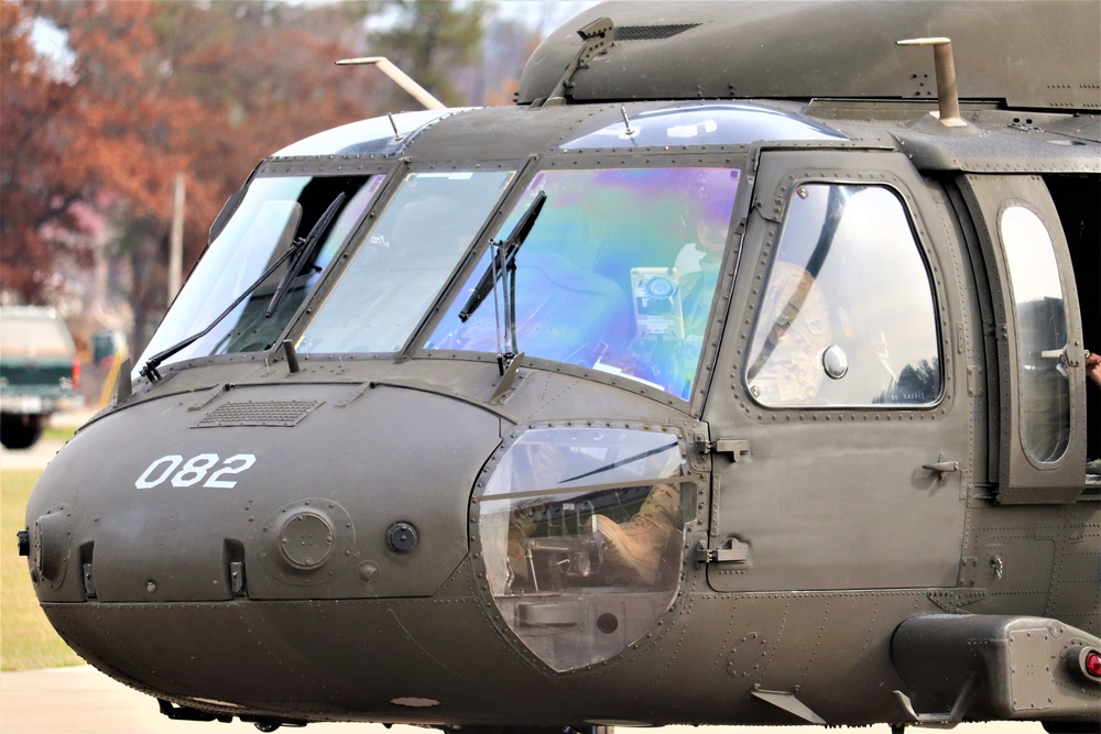 Wisconsin National Guard UH-60 Blackhawk operations at Fort McCoy