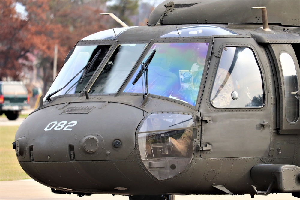 Wisconsin National Guard UH-60 Blackhawk operations at Fort McCoy