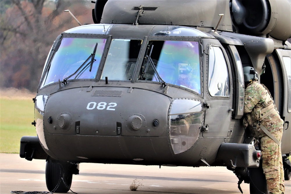 Wisconsin National Guard UH-60 Blackhawk operations at Fort McCoy