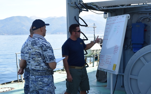 U.S. Navy HMA support of Montenegrin divers