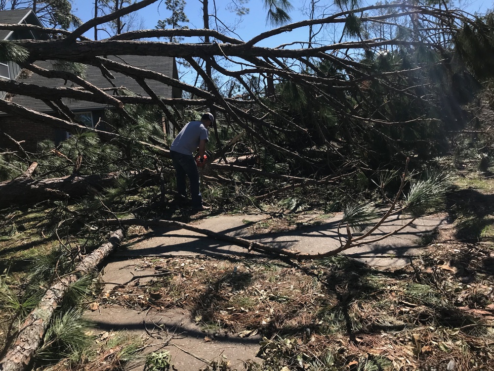 CNATRA Flight Students Help with Hurricane Michael Recovery