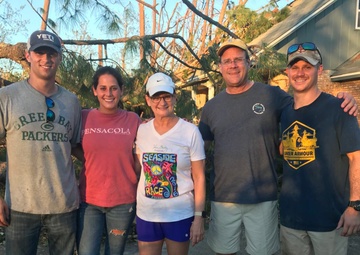 Dedication Amidst Destruction: CNATRA Flight Students Help with Hurricane Michael Recovery