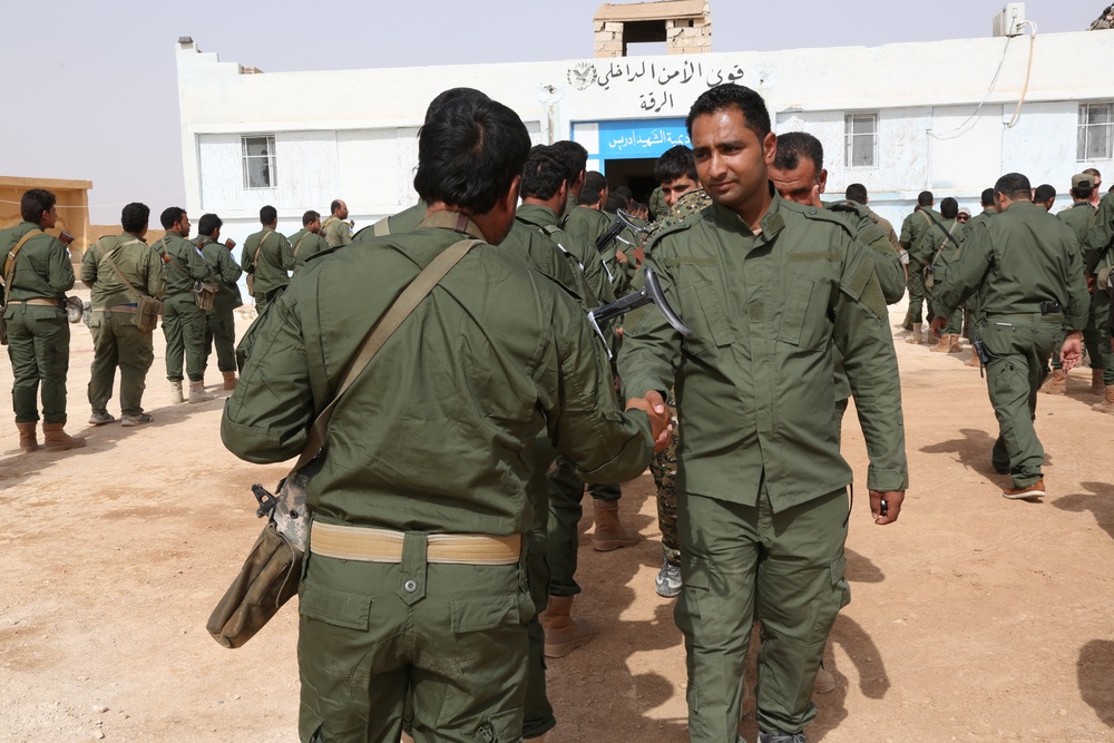 RISF Graduation at Ayn Issa, Raqqah