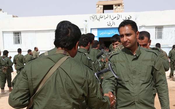 RISF Graduation at Ayn Issa, Raqqah