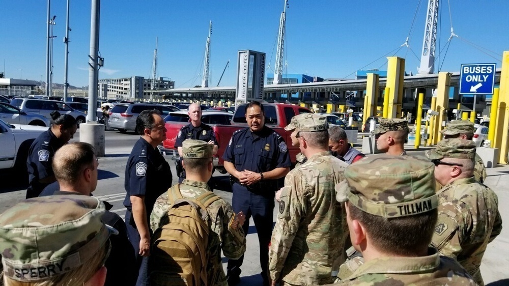 DoD leaders tour San Ysido Port of Entry