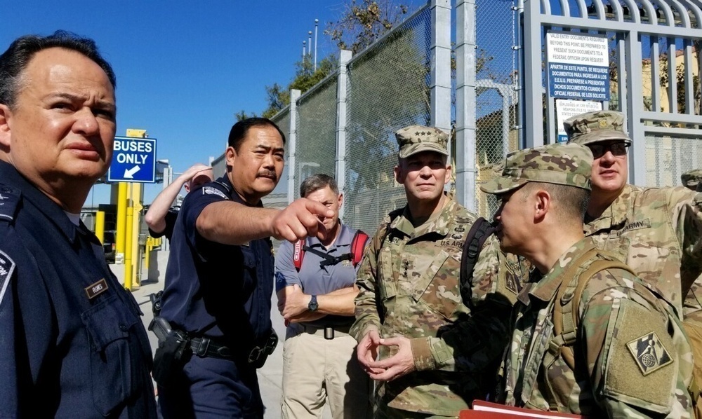 DoD leaders tour San Ysido Port of Entry