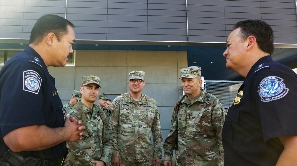 DoD leaders tour Ysido Port of Entry