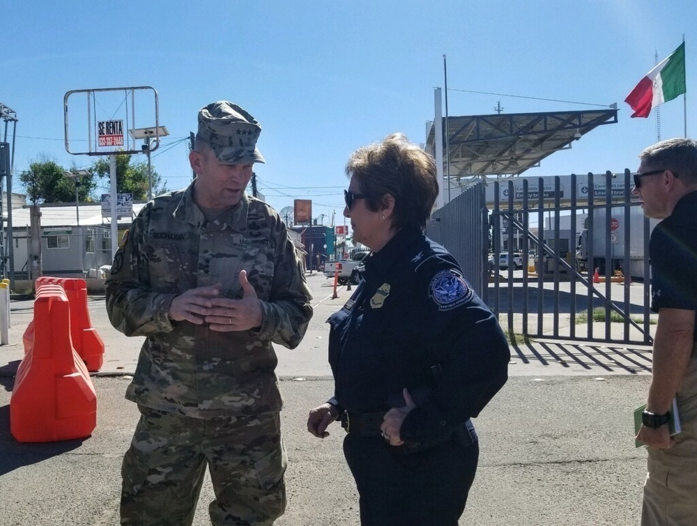 DoD leaders tour Douglas Port of Entry