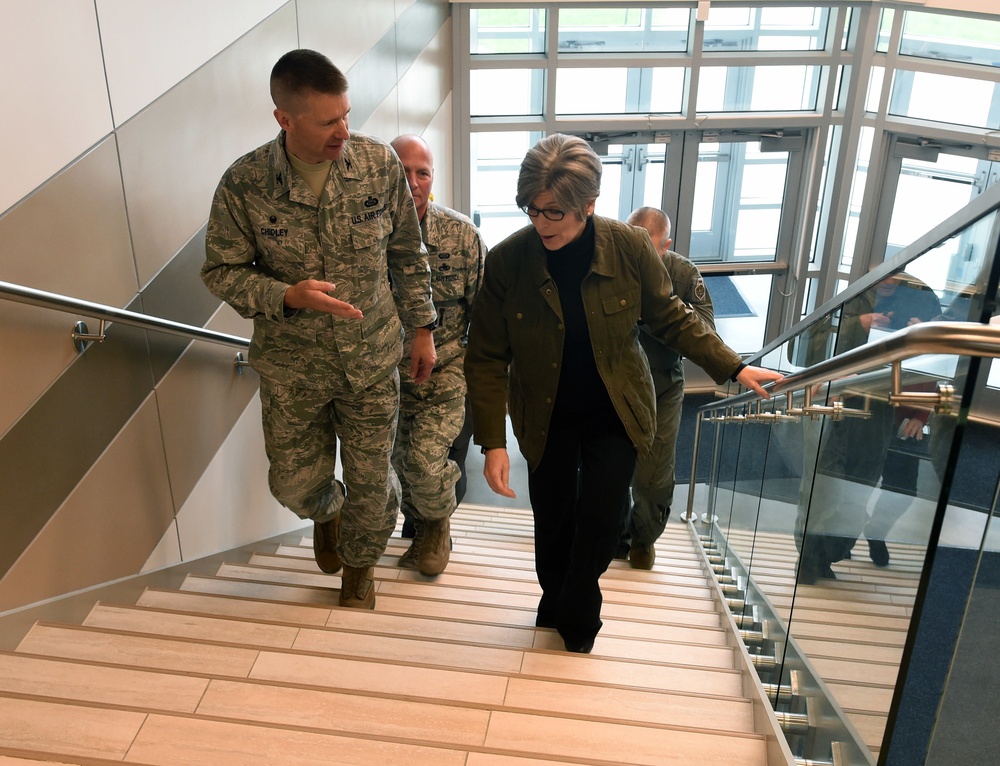 Senator Joni Ernst visits 132d Wing