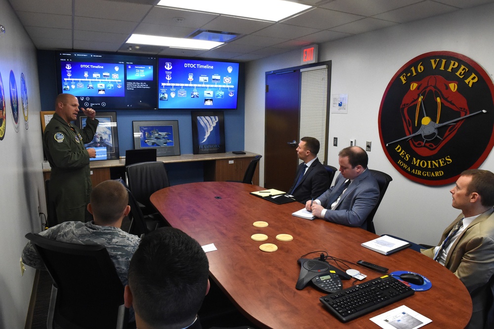 Senator Joni Ernst visits 132d Wing