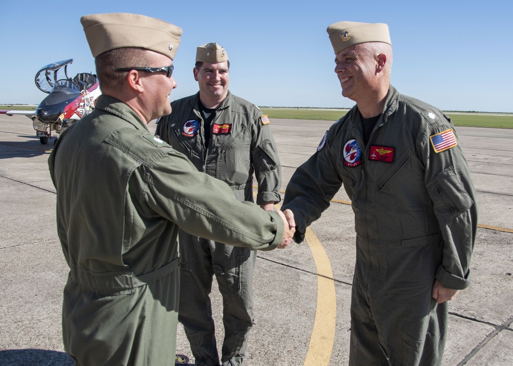 Training Squadron 21 Squadron Augmentation Unit Holds Change of Command