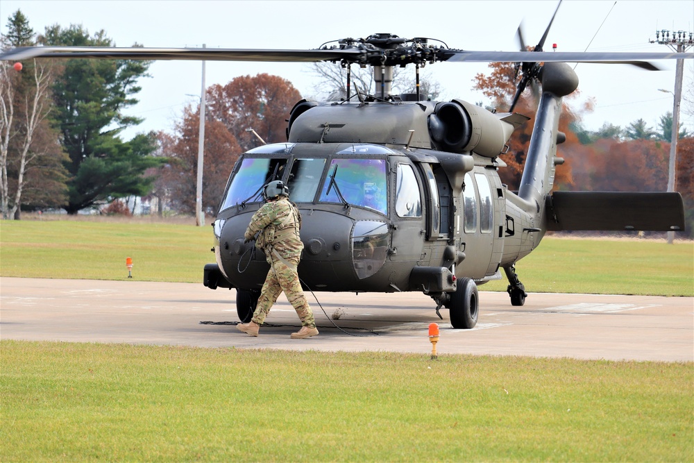 Wisconsin National Guard UH-60 Blackhawk operations at Fort McCoy