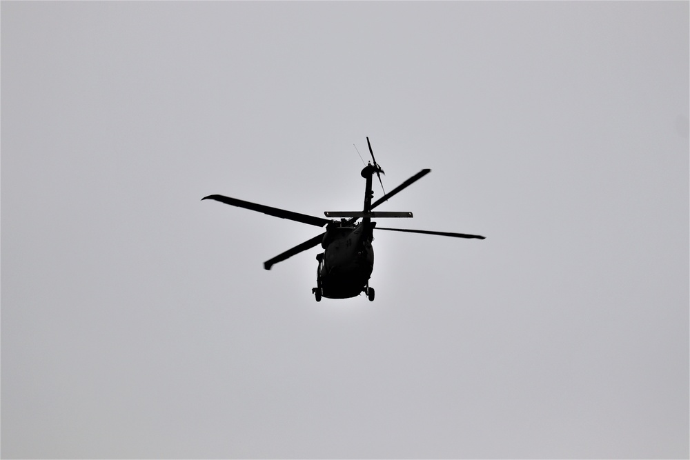 Wisconsin National Guard UH-60 Blackhawk operations at Fort McCoy