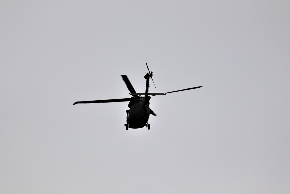 Wisconsin National Guard UH-60 Blackhawk operations at Fort McCoy