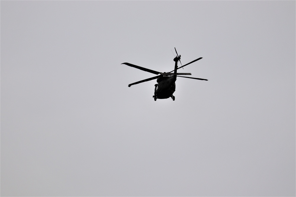 Wisconsin National Guard UH-60 Blackhawk operations at Fort McCoy