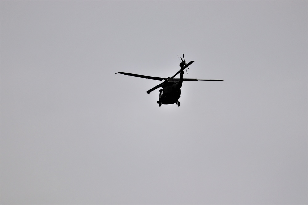 Wisconsin National Guard UH-60 Blackhawk operations at Fort McCoy