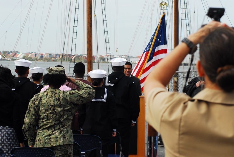 Naval Museum hosts a naturalization ceremony