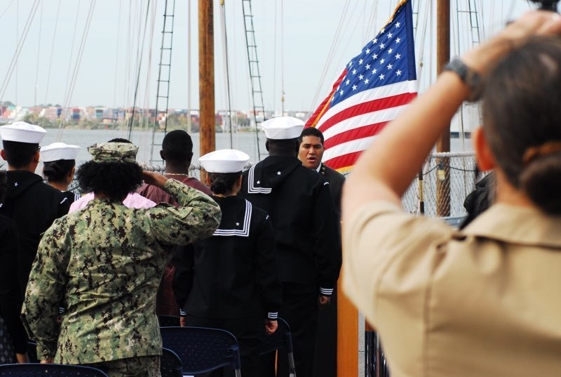 Naval Museum hosts a naturalization ceremony