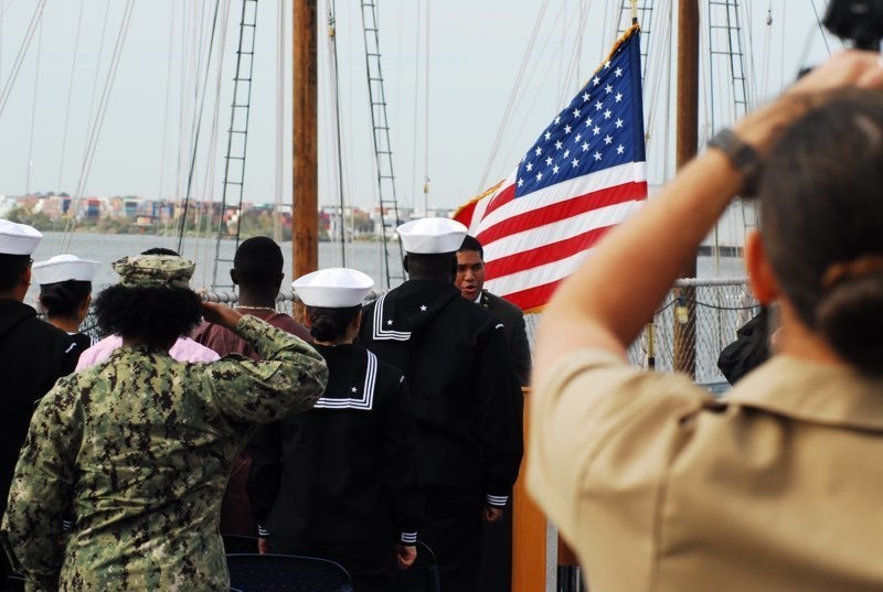 Naval Museum hosts a naturalization ceremony