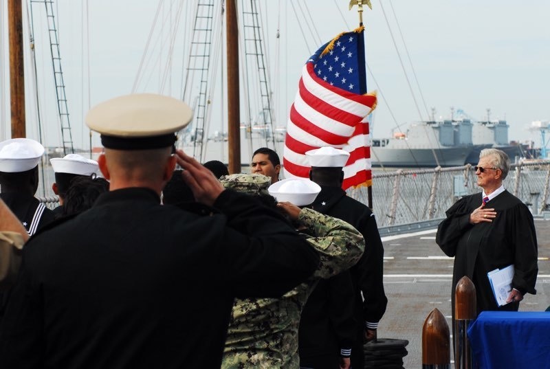 Naval Museum hosts a naturalization ceremony