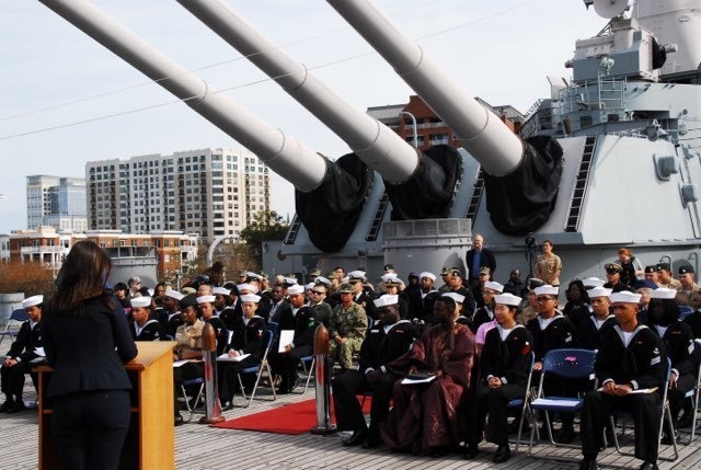 Naval Museum hosts a naturalization ceremony