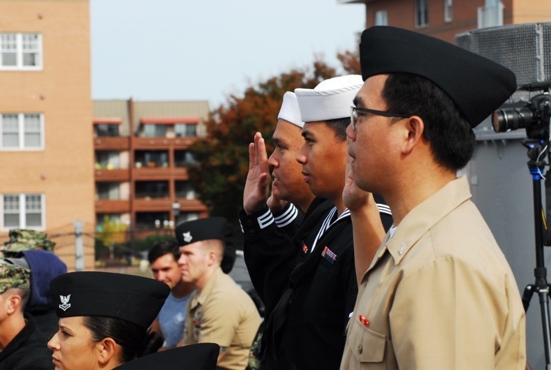 Naval Museum hosts a naturalization ceremony