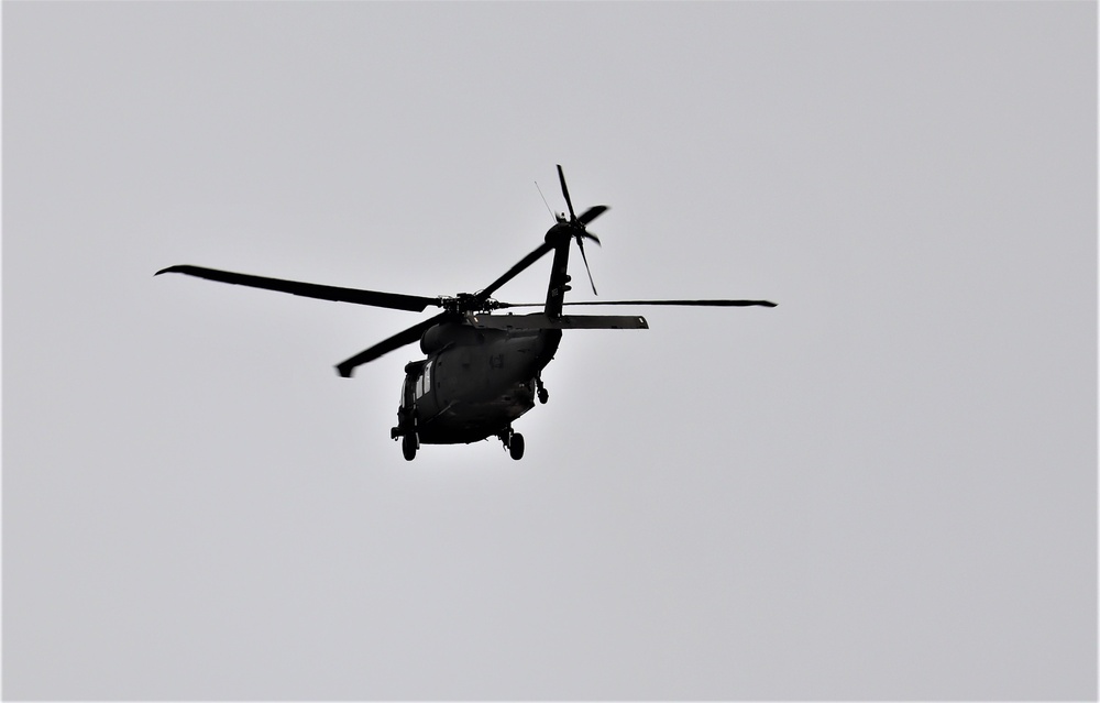 Wisconsin National Guard UH-60 Blackhawk operations at Fort McCoy