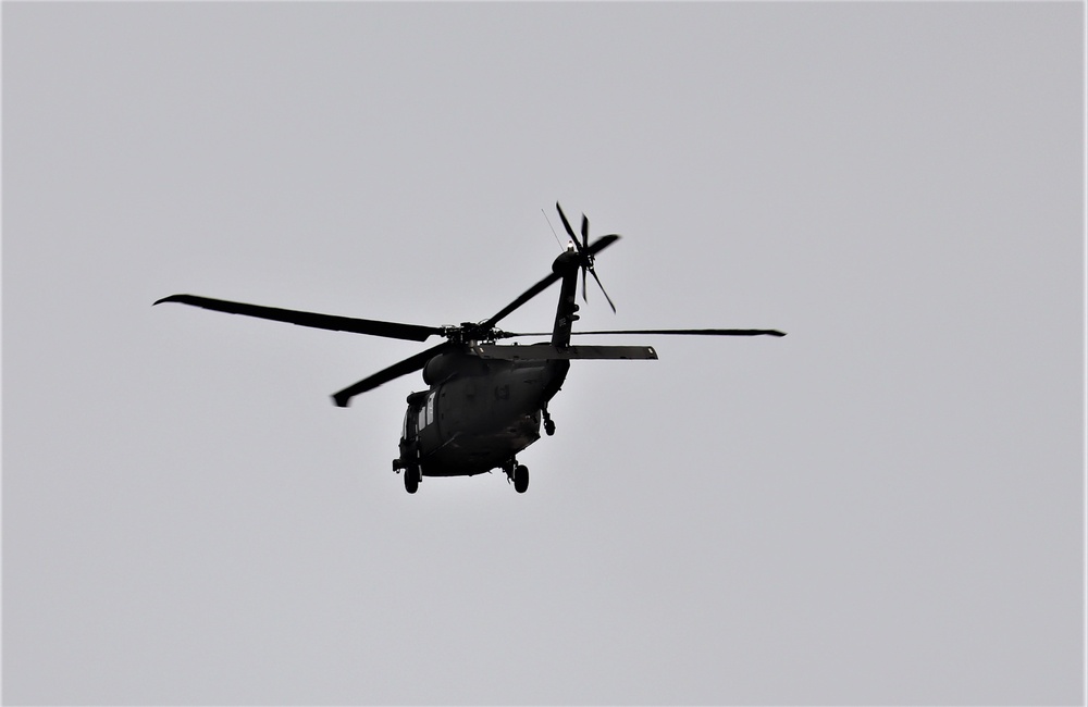 Wisconsin National Guard UH-60 Blackhawk operations at Fort McCoy