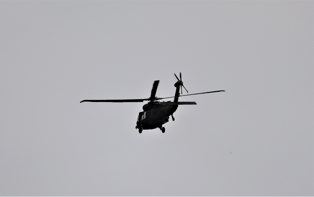 Wisconsin National Guard UH-60 Blackhawk operations at Fort McCoy