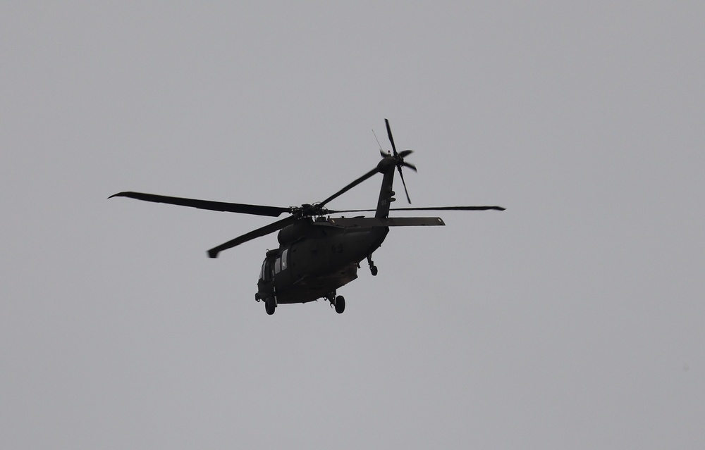 Wisconsin National Guard UH-60 Blackhawk operations at Fort McCoy