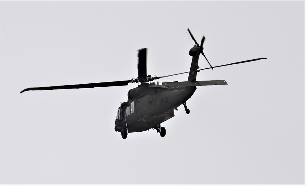 Wisconsin National Guard UH-60 Blackhawk operations at Fort McCoy