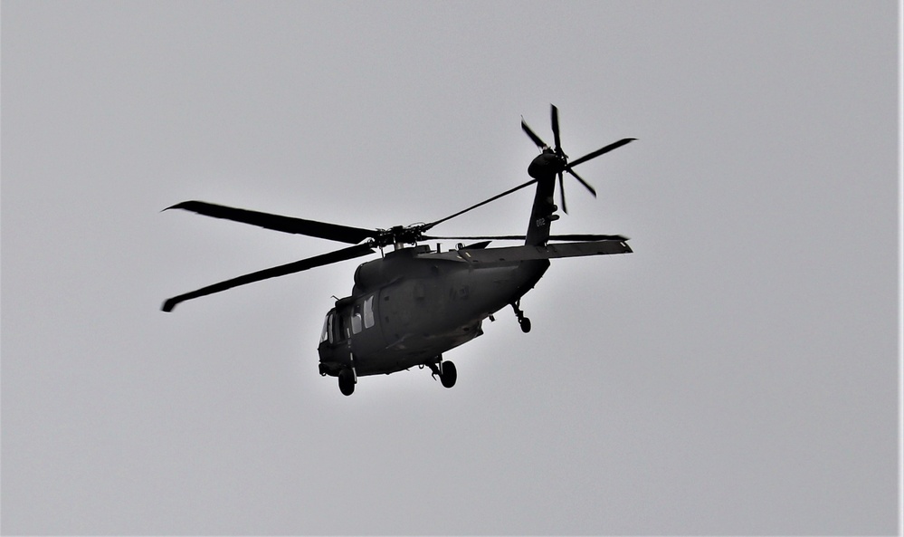 Wisconsin National Guard UH-60 Blackhawk operations at Fort McCoy