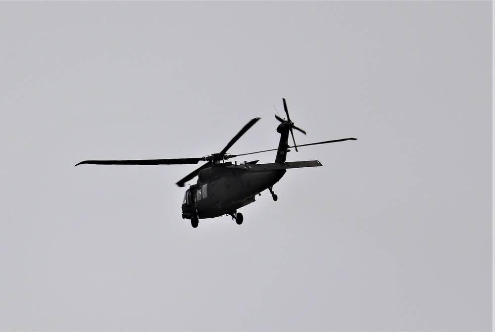 Wisconsin National Guard UH-60 Blackhawk operations at Fort McCoy