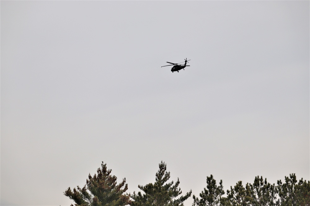 Wisconsin National Guard UH-60 Blackhawk operations at Fort McCoy