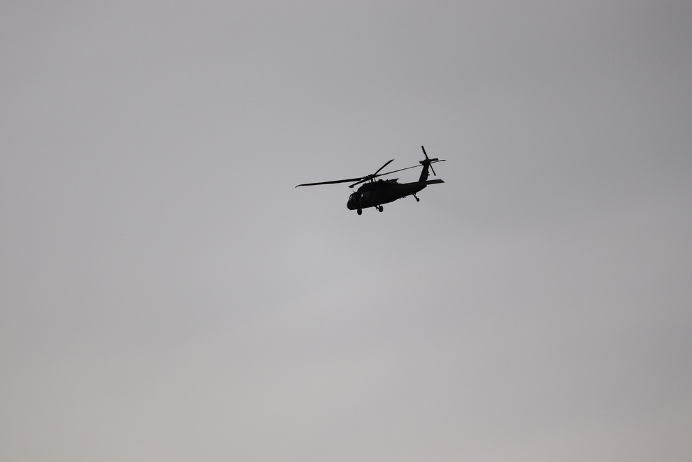 Wisconsin National Guard UH-60 Blackhawk operations at Fort McCoy