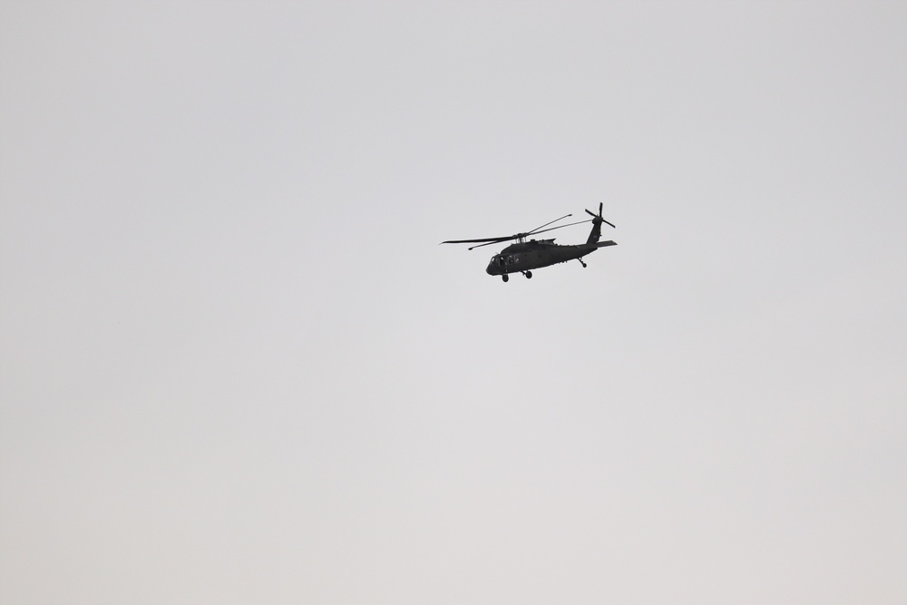 Wisconsin National Guard UH-60 Blackhawk operations at Fort McCoy