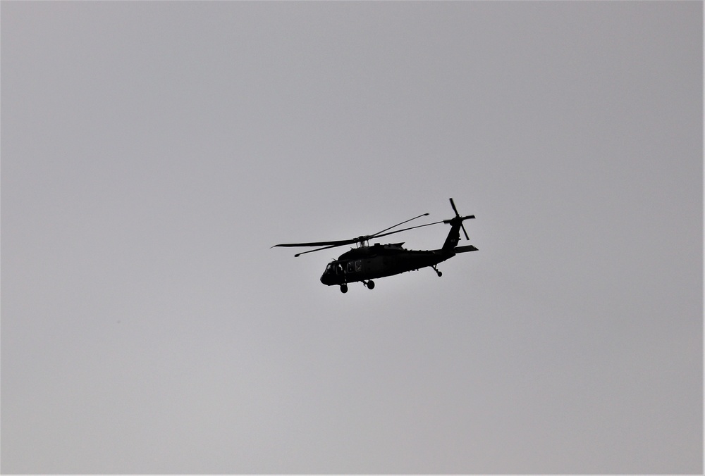 Wisconsin National Guard UH-60 Blackhawk operations at Fort McCoy