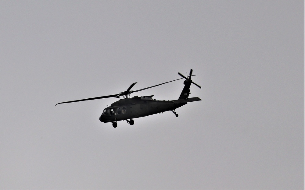 Wisconsin National Guard UH-60 Blackhawk operations at Fort McCoy