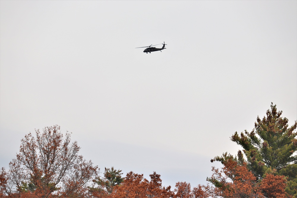 Wisconsin National Guard UH-60 Blackhawk operations at Fort McCoy